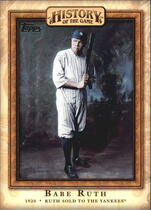 2010 Topps History of the Game #HOTG7 Ruth Sold To The Yankees