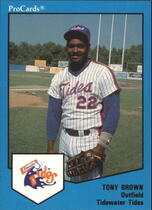 1989 ProCards Tidewater Tides #1974 Tony Brown