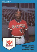 1989 ProCards Richmond Braves #832 Sonny Jackson