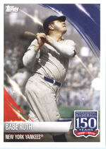 2019 Topps Stickers #111 Babe Ruth|Harrison Bader