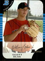 2005 Bowman Draft #BDP76 Scott Riggs Blue Sk