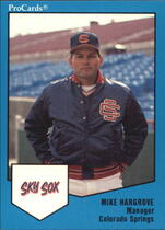 1989 ProCards Colorado Springs Sky Sox #246 Mike Hargrove