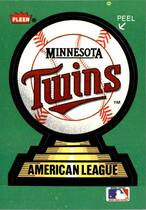 1988 Fleer Team Logo Stickers #24 Twins