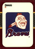 1987 Donruss Opening Day #253 Braves Checklist