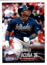 2019 Topps Stickers #142 Ronald Acuna Jr.|Travis Shaw