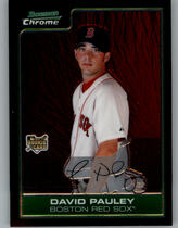 2006 Bowman Chrome Draft #BDP12 David Pauley