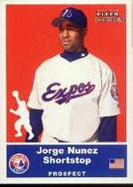 2002 Fleer Tradition Update #U18 Jorge Nunez