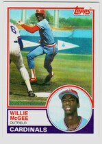 1983 Topps Base Set #49 Willie McGee