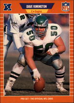 1989 Pro Set Base Set #321 Dave Rimington