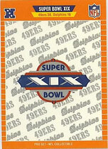 1989 Pro Set Super Bowl Logos #19 Super Bowl XIX