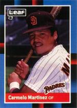 1988 Leaf Base Set #142 Carmelo Martinez