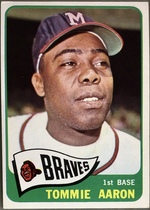 1965 Topps Base Set #567 Tommie Aaron