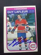 1982 O-Pee-Chee OPC Base Set #186 Guy Lafleur