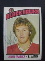 1976 O-Pee-Chee OPC NHL #114 John Marks