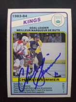 1984 O-Pee-Chee OPC Base Set #358 Charlie Simmer