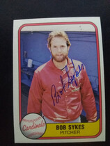1981 Fleer Base Set #533 Bob Sykes
