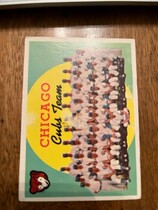 1959 Topps Base Set #304 Cubs Checklist