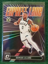 2023 Donruss Optic Express Lane Holo #5 Damian Lillard