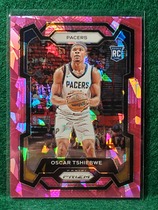 2023 Panini Prizm Pink Ice Prizm #292 Oscar Tshiebwe