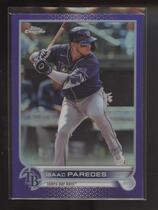 2022 Topps Chrome Update Purple Refractor #USC193 Isaac Paredes