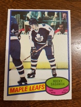 1980 O-Pee-Chee OPC Base Set #64 Rocky Saganiuk