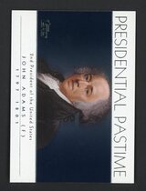 2004 Topps Presidential Pastime #PP2 John Adams