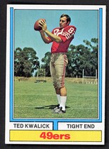 1974 Topps Base Set #78 Ted Kwalick