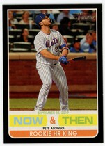 2020 Topps Heritage High Number Now and Then #NT-1 Pete Alonso