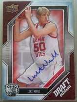 2009 Upper Deck Draft Edition Autos #23 Luke Nevill