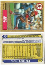 1987 O-Pee-Chee OPC Base Set #96 Ray Soff