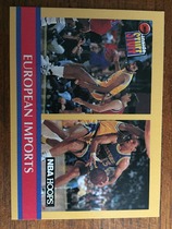 1990 NBA Hoops Hoops #384 European Imports