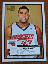 2005 Topps Style '52 #156 Sean May