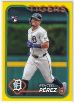 2024 Topps Update Yellow #US233 Wenceel Perez