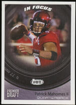 2017 SAGE Hit Premier Draft Low Series #43 Patrick Mahomes