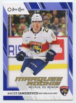 2023 Upper Deck O-Pee-Chee OPC Blue Border #592 Mackie Samoskevich