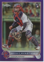 2022 Topps Chrome Update Purple Refractor #USC76 Bryan Lavastida