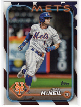 2024 Topps Independence Day Series 2 #582 Jeff Mcneil