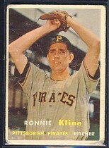 1957 Topps Base Set #256 Ronnie Kline