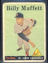 1958 Topps Base Set #143 Billy Muffett