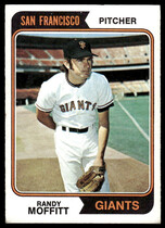 1974 Topps Base Set #156 Randy Moffitt