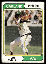 1974 Topps Base Set #7 Jim Hunter