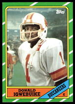 1986 Topps Base Set #380 Donald Igwebuike