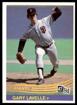 1984 Donruss Base Set #573 Gary Lavelle