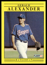 1991 Fleer Base Set #278 Gerald Alexander