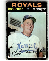 1971 Topps Base Set #91 Bob Lemon