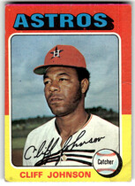 1975 Topps Base Set #143 Cliff Johnson