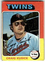 1975 Topps Base Set #297 Craig Kusick