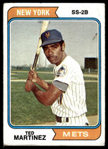 1974 Topps Base Set #487 Ted Martinez