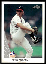 1990 Leaf Base Set #523 Greg Hibbard