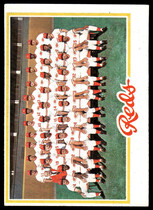 1978 Topps Base Set #526 Reds Team